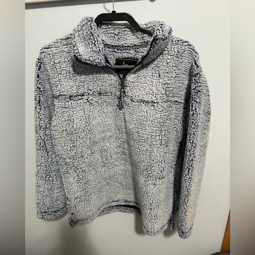 Boxercraft Blue and White Sherpa Hoodie